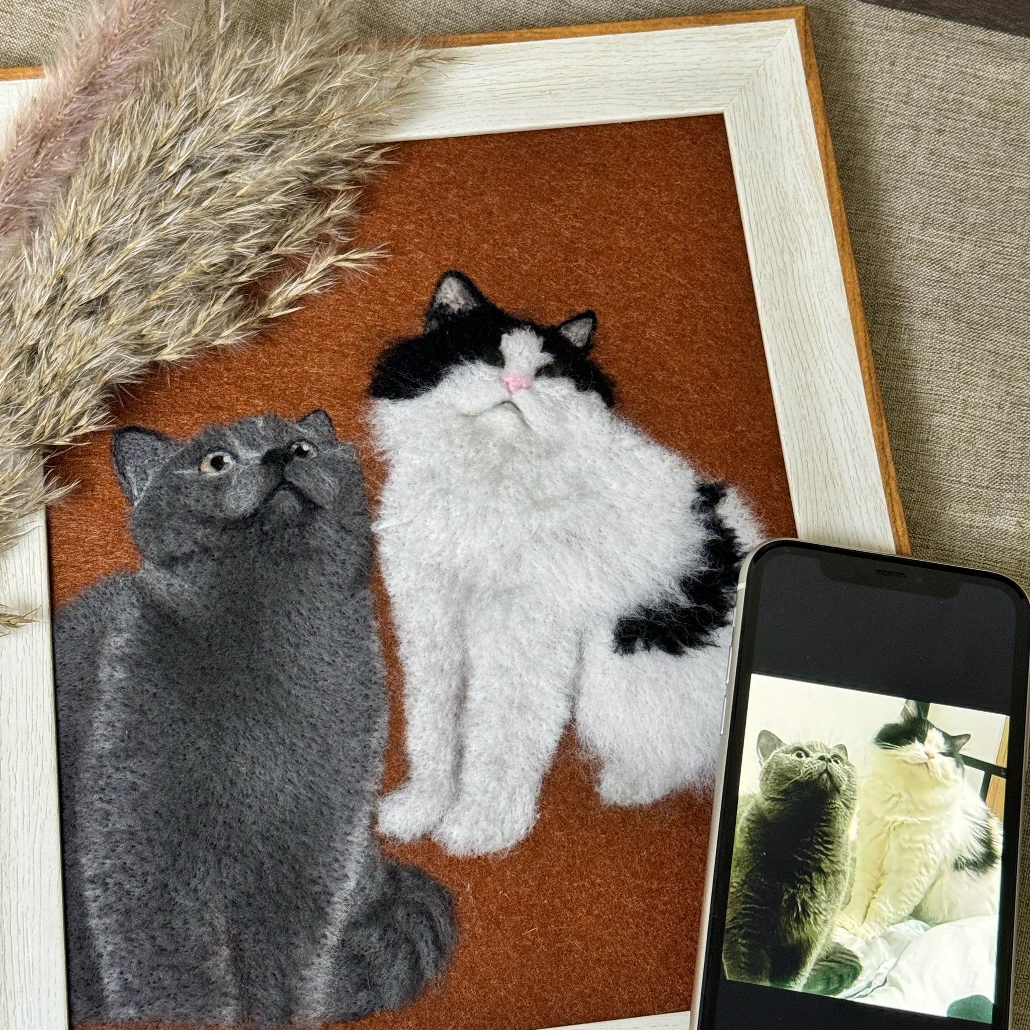 Woolly Pet 2D Pet Portrait (5" Photo Frame)