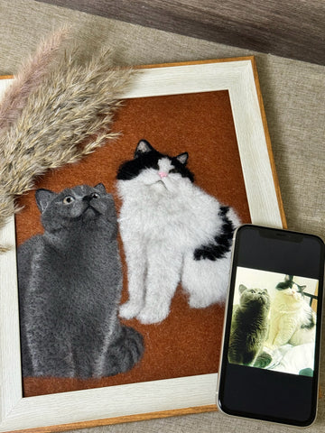 Woolly Pet 2D Pet Portrait (5" Photo Frame)