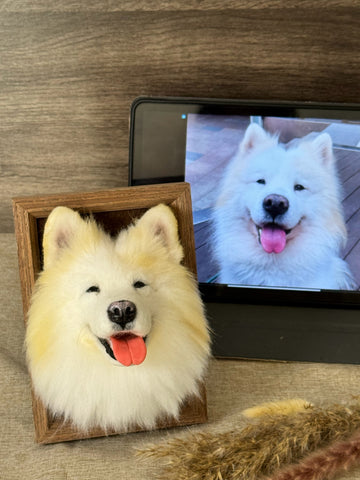Woolly Pet 3D Pet Portrait (10" Photo Frame)